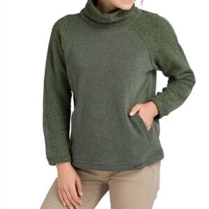 Prana Green Wool Blend Lockwood Sweater